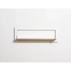 Hot Ambivalenz Fläpps - Foldbar Hylde - 80 x 27 cm - Hvid birk
