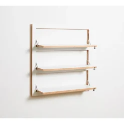 Discount Ambivalenz - Fläpps Hylde - 80 x 80 cm - Hvid birk