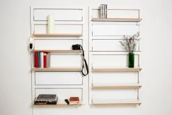 Discount Ambivalenz - Fläpps Hylde - 80 x 80 cm - Hvid birk