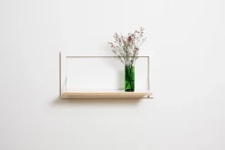 Outlet Ambivalenz - Fläpps Hylde - 80 x 40 cm - Sort birk