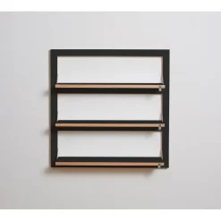 Online Ambivalenz - Fläpps Hylde - 80 x 80 cm - Sort birk
