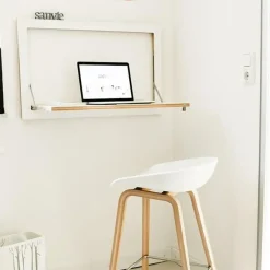 Online Ambivalenz - Fläpps - Vægskrivebord - Secretary - Hvid - 80x50 cm
