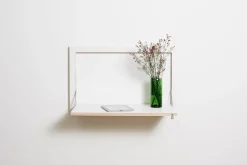 Online Ambivalenz - Fläpps - Vægskrivebord - Secretary - Hvid - 80x50 cm