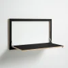 Outlet Ambivalenz Fläpps - Vægskrivebord - Secretary - Sort - 100x60 cm