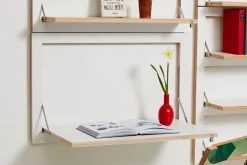 Outlet Ambivalenz Fläpps - Vægskrivebord - Secretary - Sort - 100x60 cm