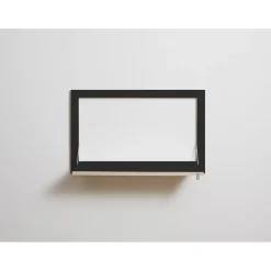 Ambivalenz - Fläpps - Vægskrivebord - Secretary - Sort - 80x50 cm