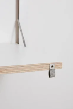 Ambivalenz - Fläpps - Vægskrivebord - Secretary - Sort - 80x50 cm