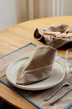 Sale Andersen Furniture - Andersen Dækkeserviet - Beige/Blå