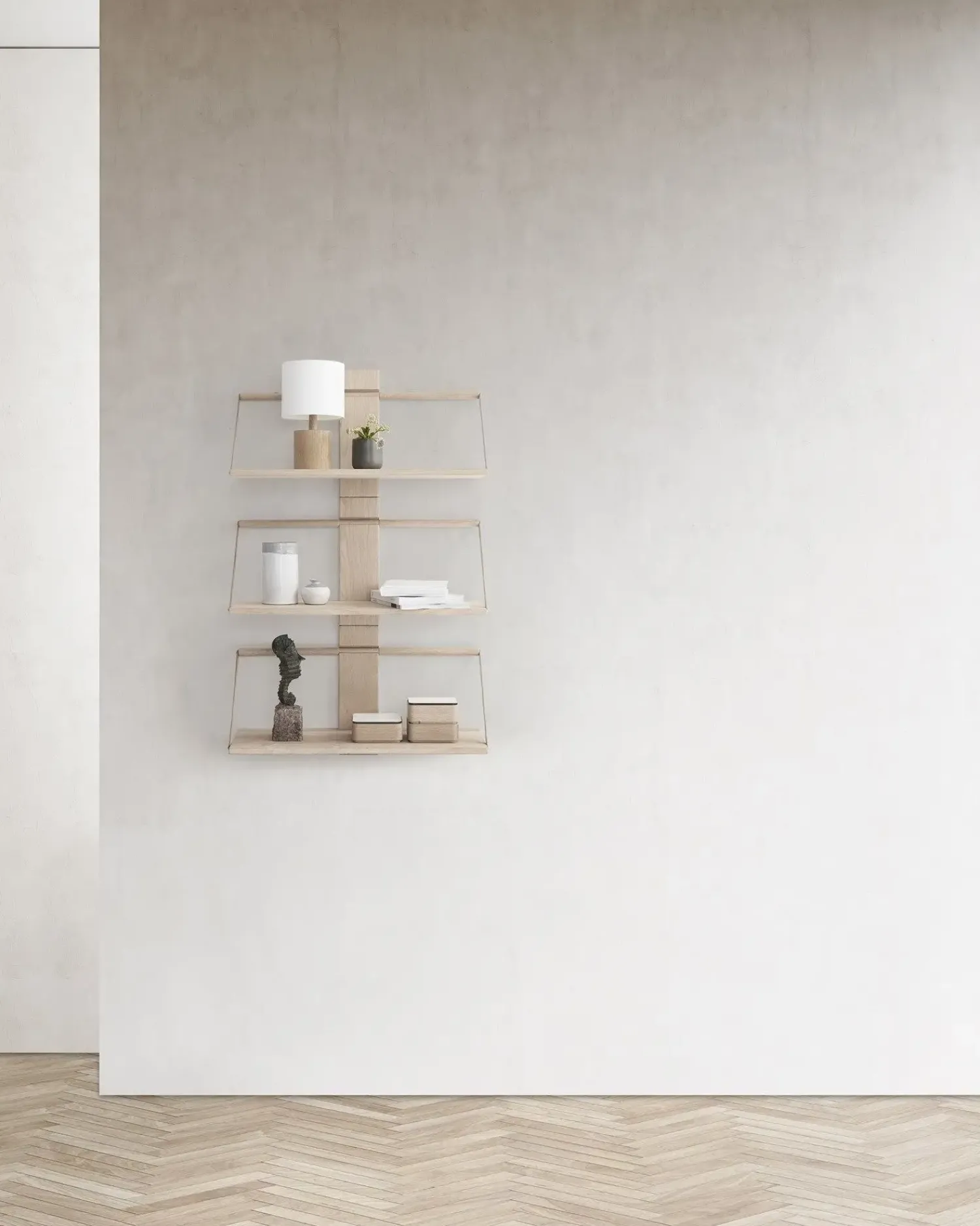 Andersen Furniture - Hylde - Shelf Wood Wall - EG - 60x25xH32 cm