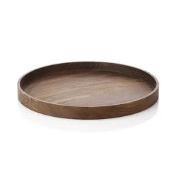 Applicata bakke - Luna Tray i røget eg - Ø28 cm