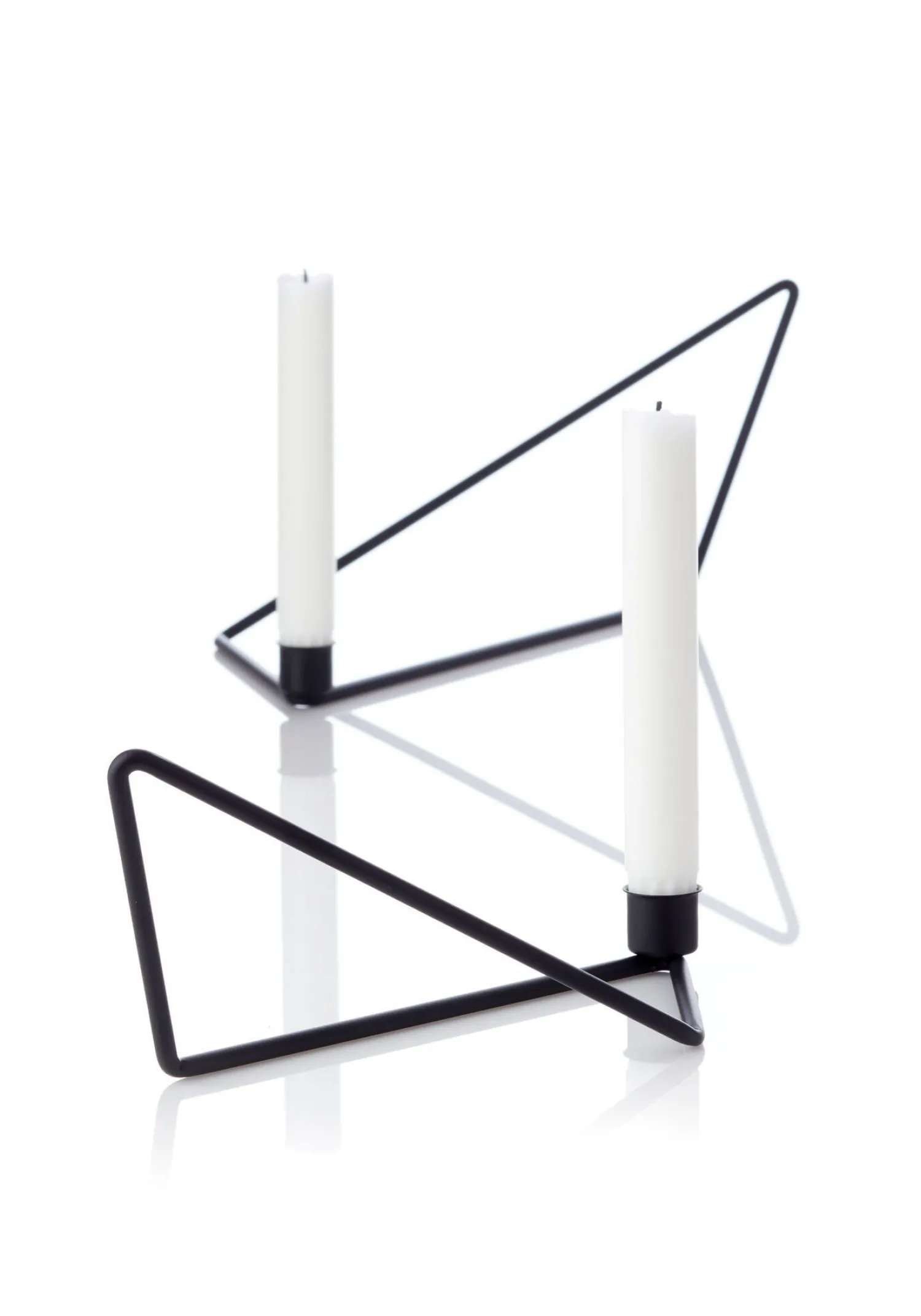 Discount Applicata - "Folded" Lysestage - Large - Sort