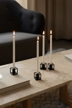Clearance Audo Copenhagen - Lysestage - Kubus 1 - Guldbelagt