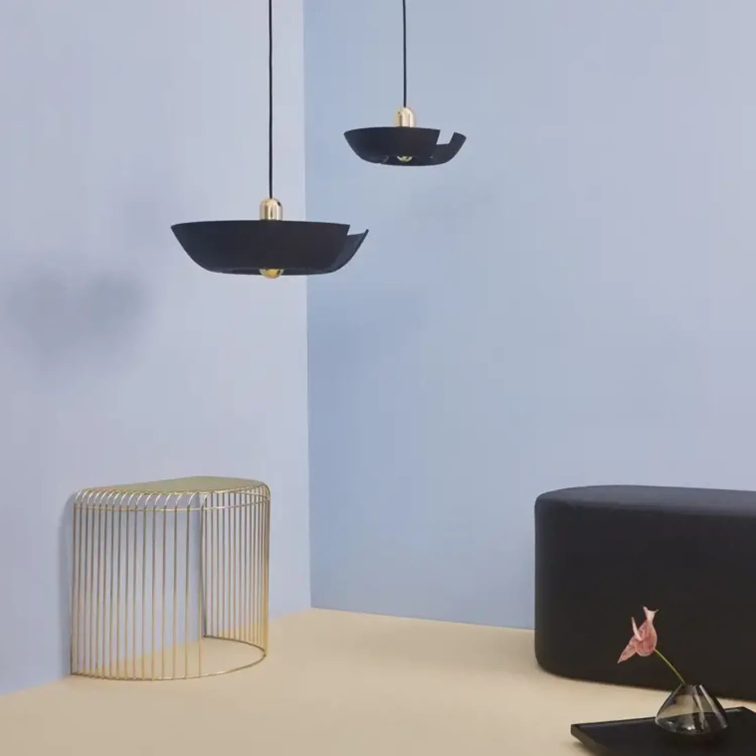 Discount AYTM - CYCNUS pendel Ø45 - Sort/Guld
