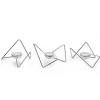 Best Black+Blum - Triangular "Loop" - Chrome - sæt med 3 stk