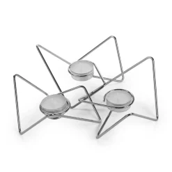 Best Black+Blum - Triangular "Loop" - Chrome - sæt med 3 stk