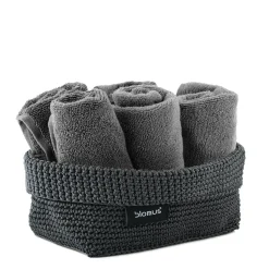 Sale Blomus - Crochet Robe Basket - Anthracite - TELA