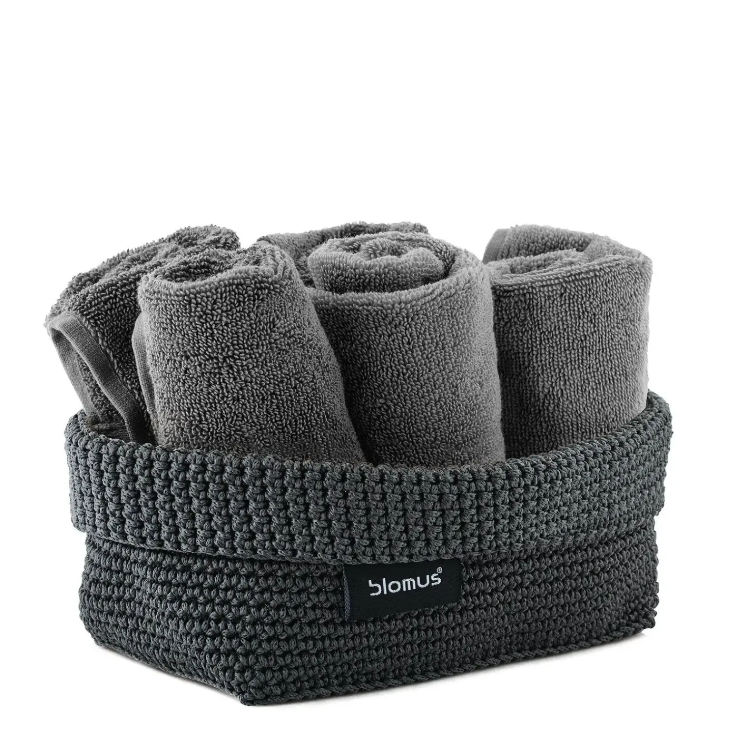Sale Blomus - Crochet Robe Basket - Anthracite - TELA