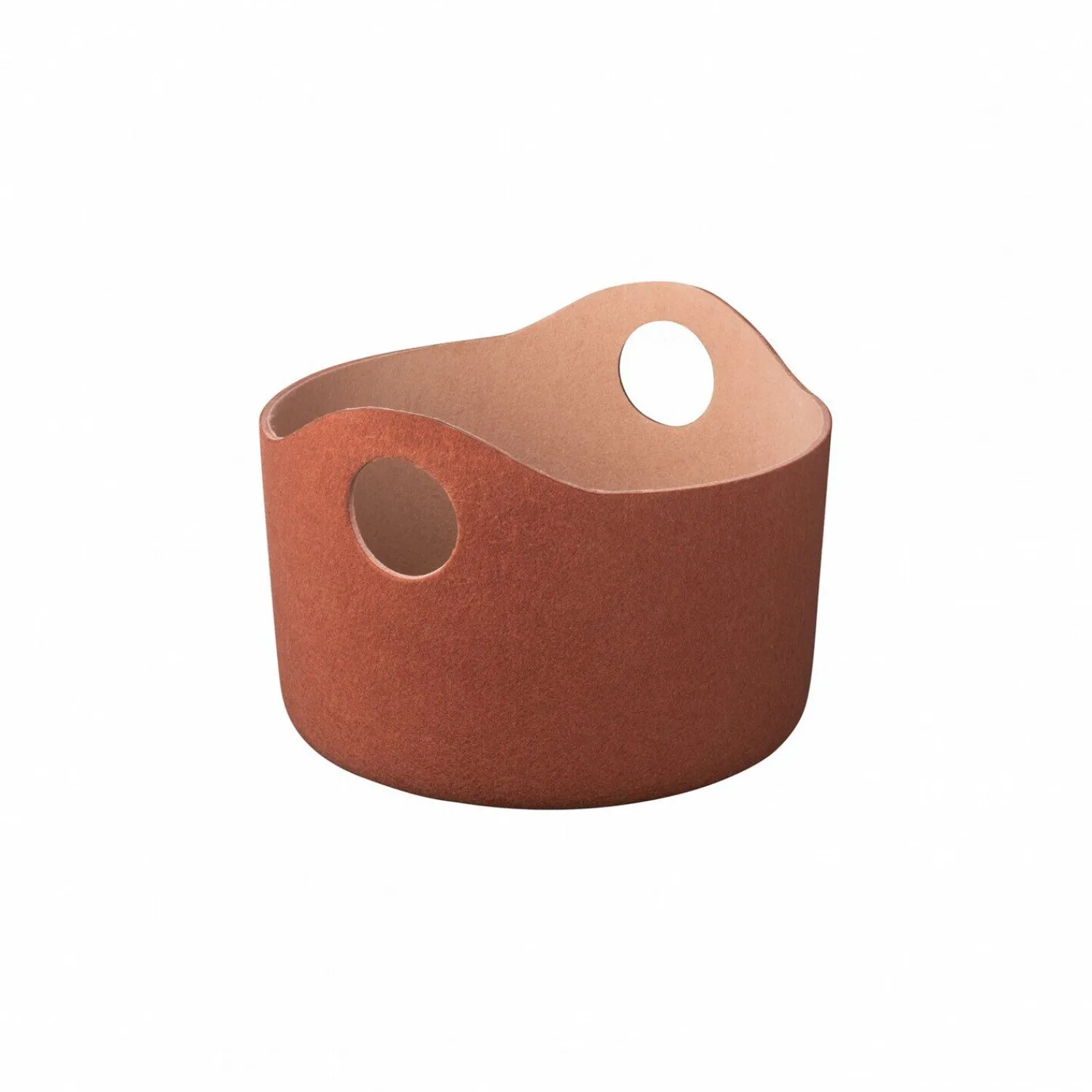 Discount Blomus - Felt Basket S - Rustic Brown/Tan - TIGGY
