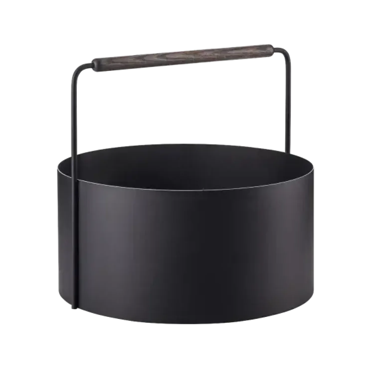 New Blomus - Firewood Basket -ASHI- Brown eg håndtag - L - 42x 45 cm