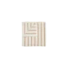 Best Blomus - Guest towel -ARTO- colour Moonbeam/Amber Brown thin stripes