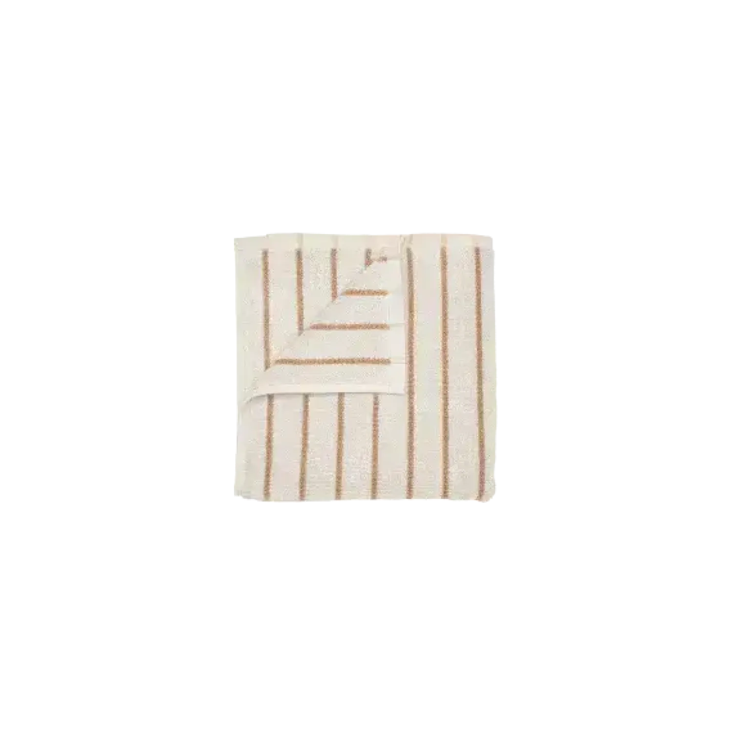 Best Blomus - Guest towel -ARTO- colour Moonbeam/Amber Brown thin stripes