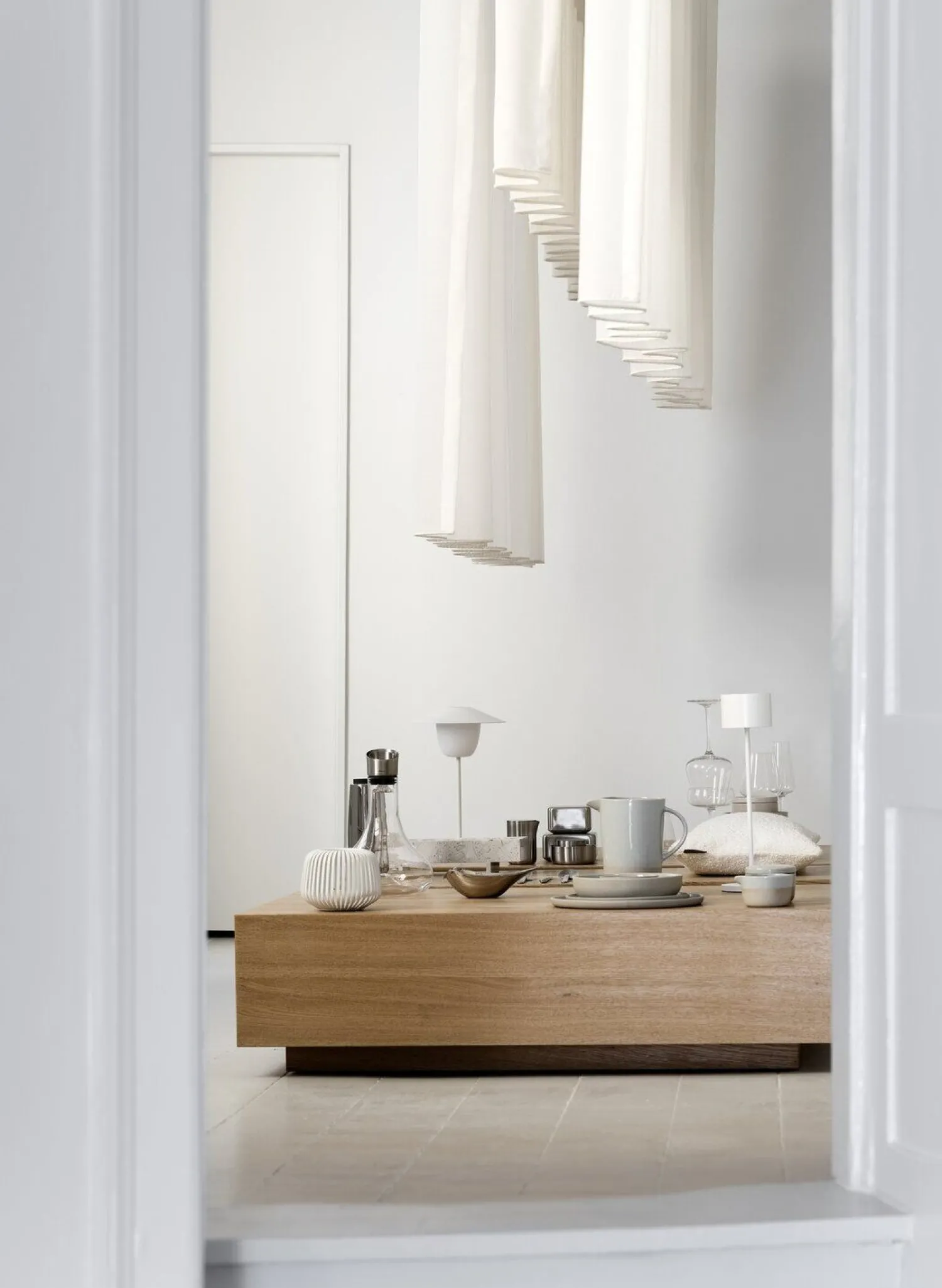 Online Blomus - Lito Lanterne indendørs - L - Hvid