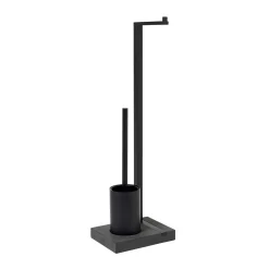 Online Blomus - MENOTO toiletrulleholder & toiletbørste - Sort