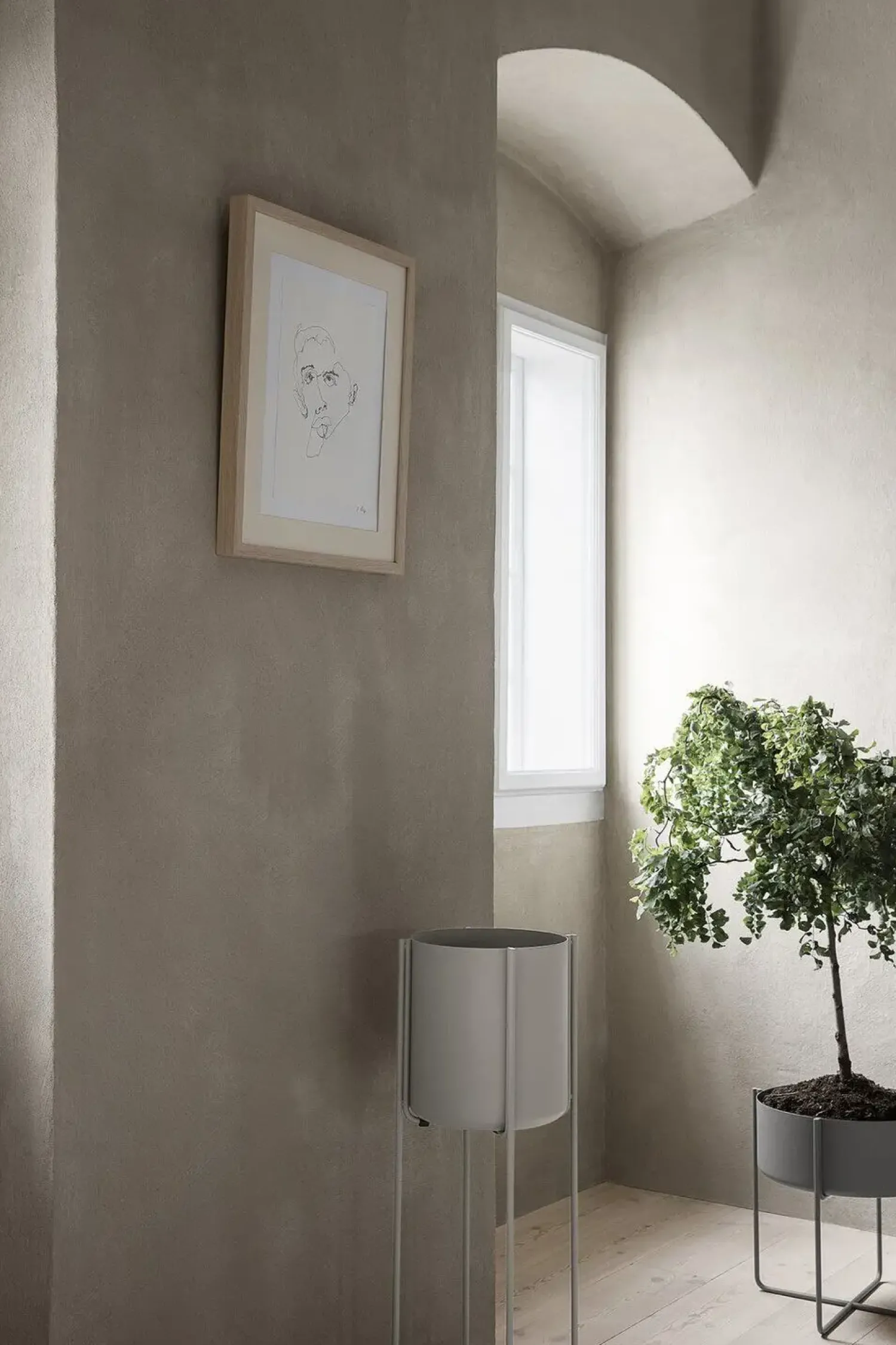 Outlet Blomus - Plant Stand - Steel Gray - KENA