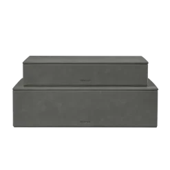 Sale Blomus - Set of 2 Storage Boxes - SAHLA - Pewter