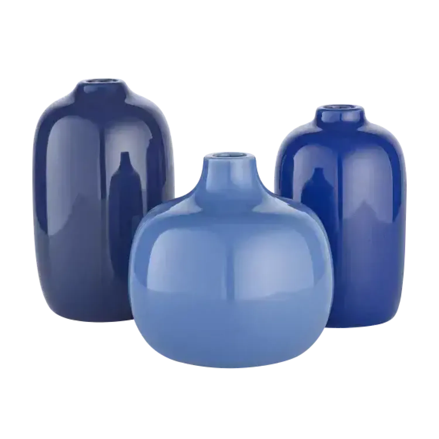 Online Blomus - Set 3 Vases - CEOLA-Parisian Blue, Mazarine Blue, Ocean Cavern