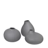 Clearance Blomus - Set 3 Vases - 3 x Pewter - NONA