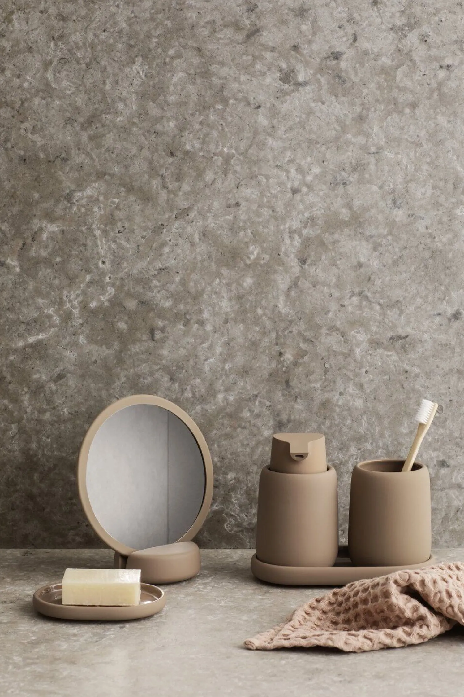 New Blomus - Soap Dish - Tan - SONO