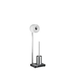 Blomus - Toilet Paper Holder and Brush - polished - MENOTO