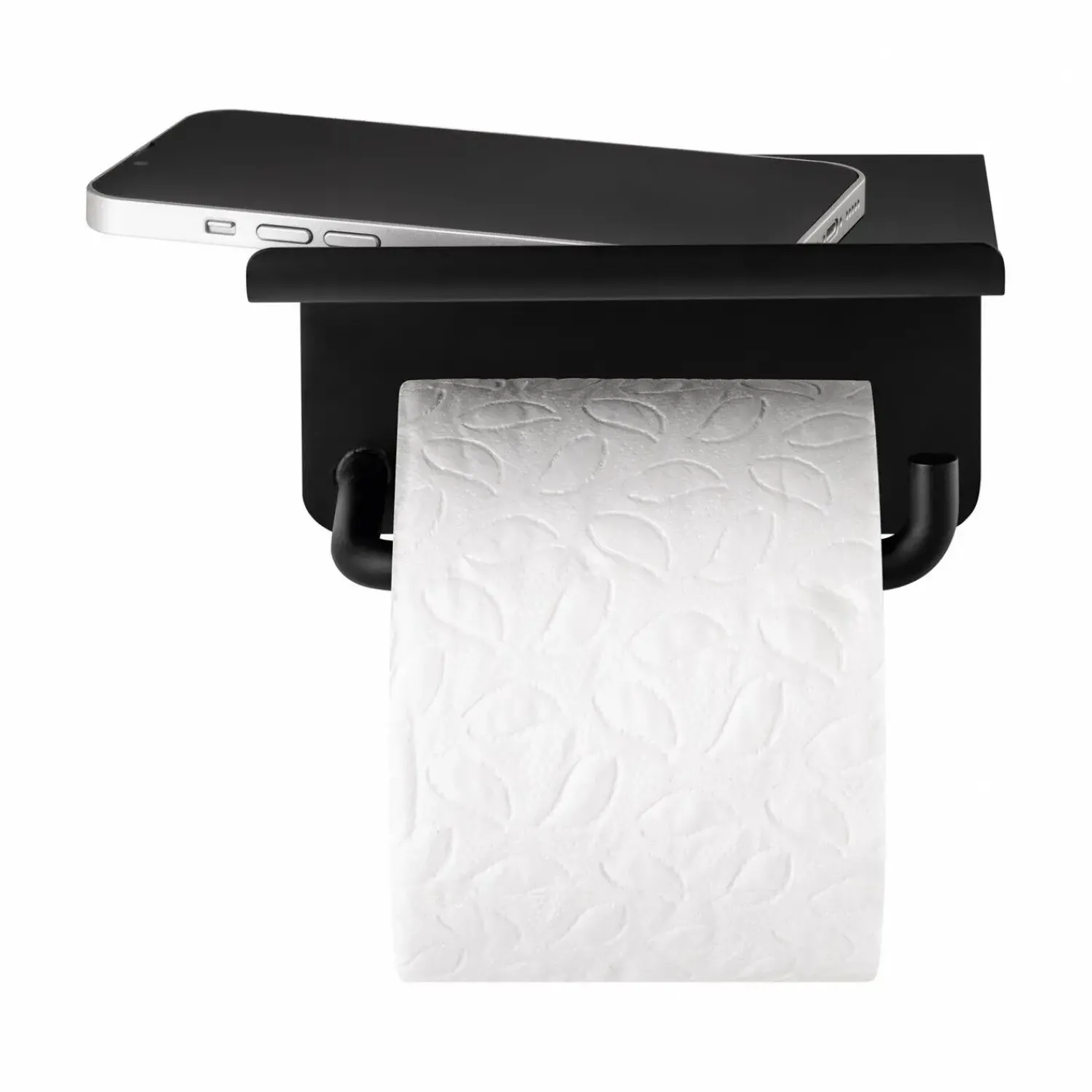 Discount Blomus - Toilet Paper Holder with tray - Black - MODO