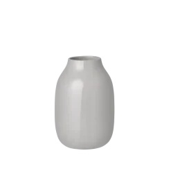 Blomus - Vase -COLORA- Colour Mourning Dove shiny Size S