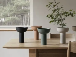 Best Blomus - Vase - H 21 cm, Ø 17 cm - Terracotta - MIYABI