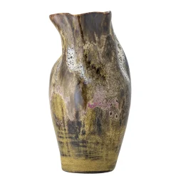 New Bloomingville - Benoit Vase, Brun, Stentøj