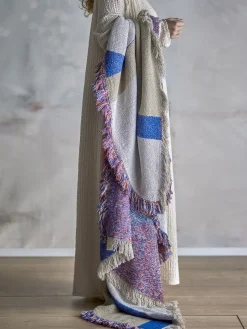 Best Bloomingville - Clarita Plaid, Orange, Genanvendt Bomuld