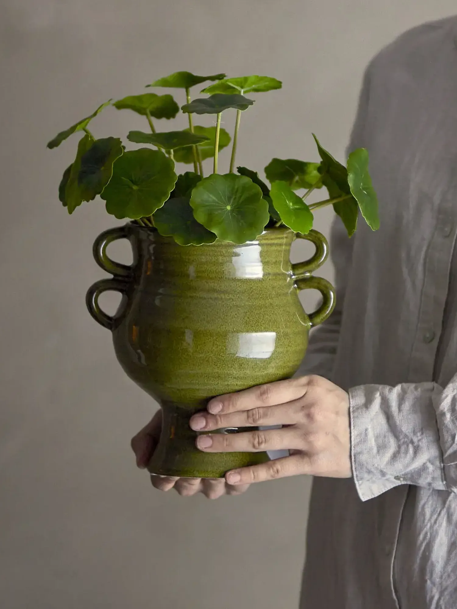 Sale Bloomingville - Copper Kunstig Plante - Grøn, Plastik