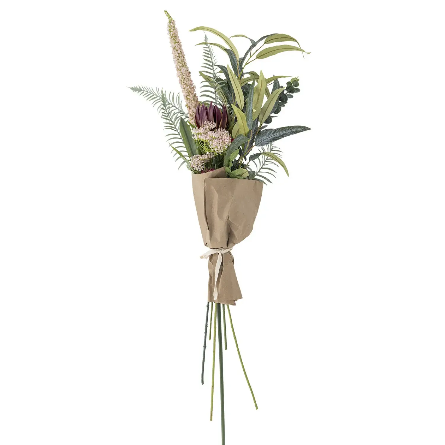 Discount Bloomingville - Crown Kunstig Buket - Rød, Plastik