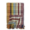 Discount Bloomingville - Elmy Plaid, Orange, Genanvendt Bomuld