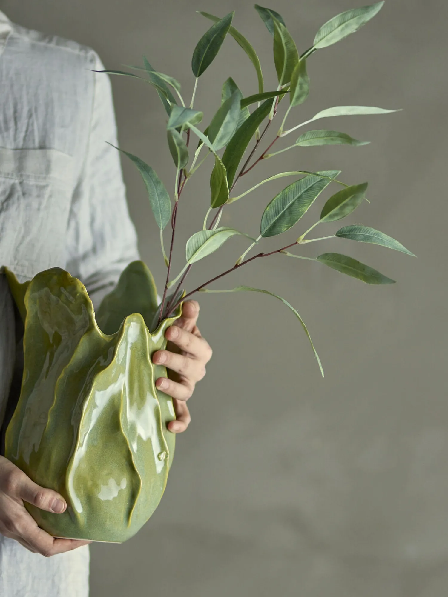 Discount Bloomingville - Eucalyptus Kunstig stilk - Grøn