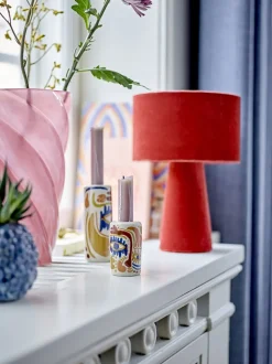 Clearance Bloomingville - Horus Lysestage, Orange, Stentøj