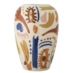 Clearance Bloomingville - Horus Vase, Orange, Stentøj
