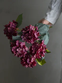 New Bloomingville - Hydrangea Kunstig stilk - Rød