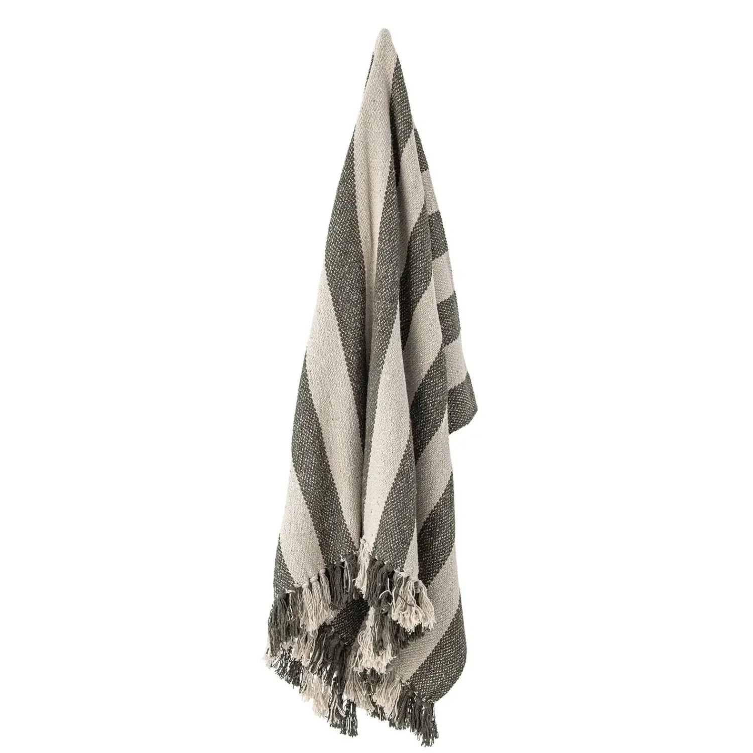 Best Bloomingville - Jodina Plaid, Grøn, Genanvendt Bomuld