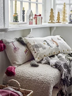 Best Bloomingville - Jodina Plaid, Grøn, Genanvendt Bomuld