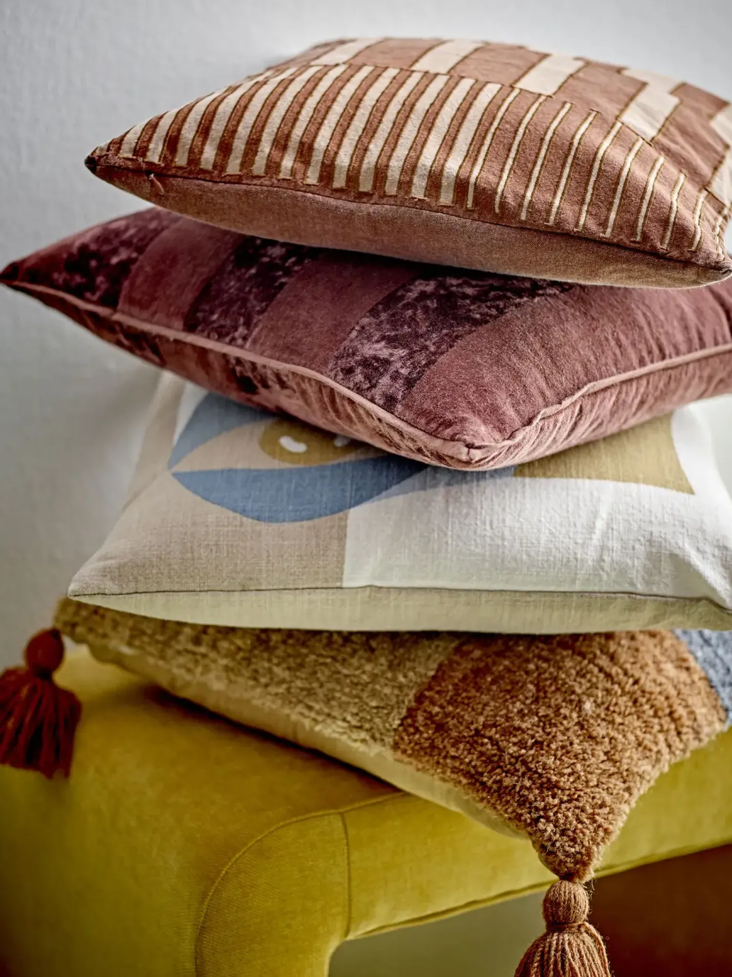 Discount Bloomingville - Kosar Pude, Brun, Bomuld