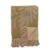 Clearance Bloomingville - Lark Plaid, Gul, Genanvendt Bomuld