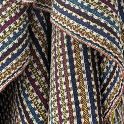 Clearance Bloomingville - Lazzario Plaid, Blå, Genanvendt Bomuld